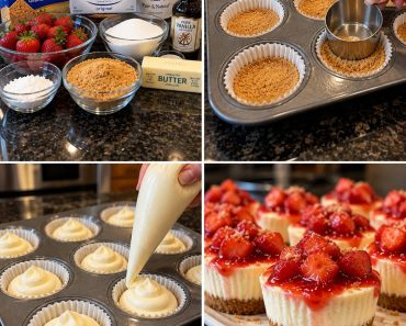 Mini Strawberry Cheesecake Bites