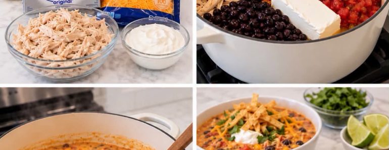 Creamy Chicken Taco Soup